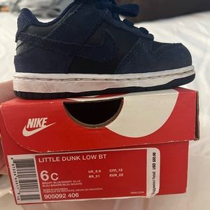 Nike Little Dunk Low BT size 6c Binary Blue